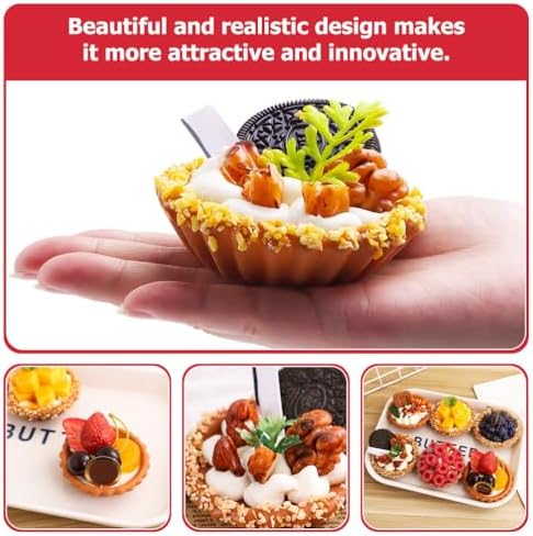 UPKOCH 6pcs Fake Cake Artificial Food Decor