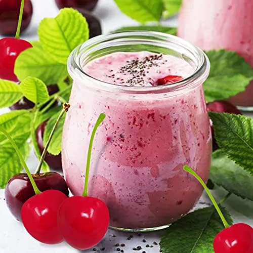 Yueton 30PCS Lifelike Artificial Cherry