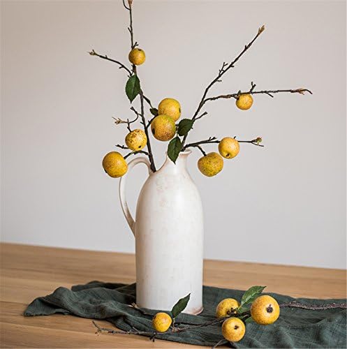 Zzooi 3PCS Artificial Pear Tree Branches with Fruits