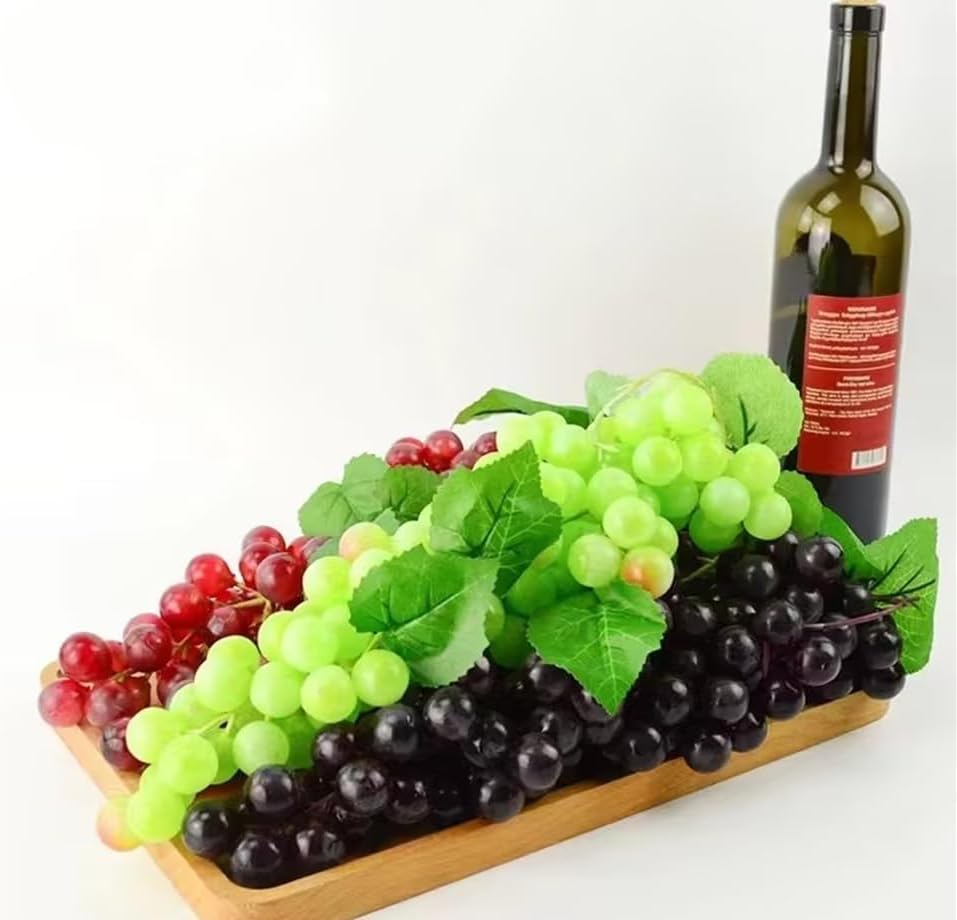 Realistic Green Artificial Grapes Hanging Decor