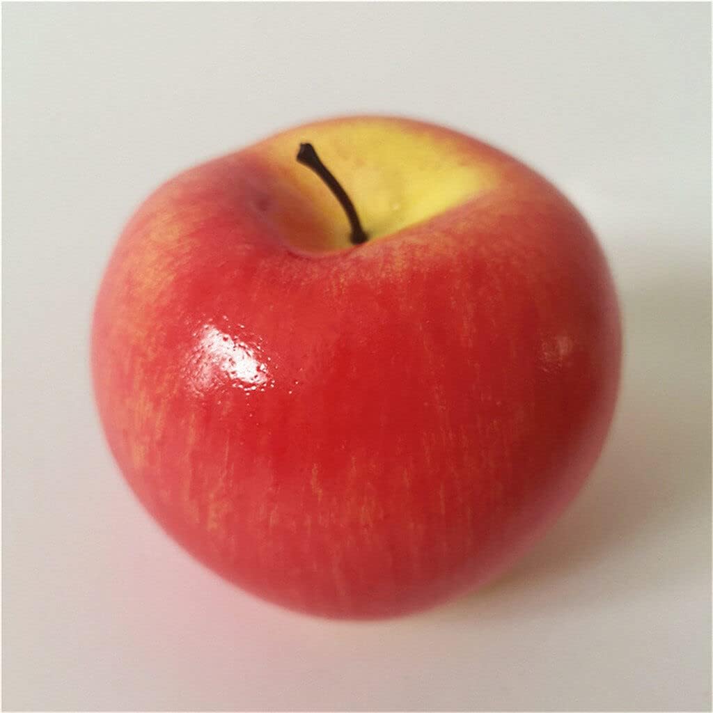 Reusable Plastic Artificial Red Apple Decoration