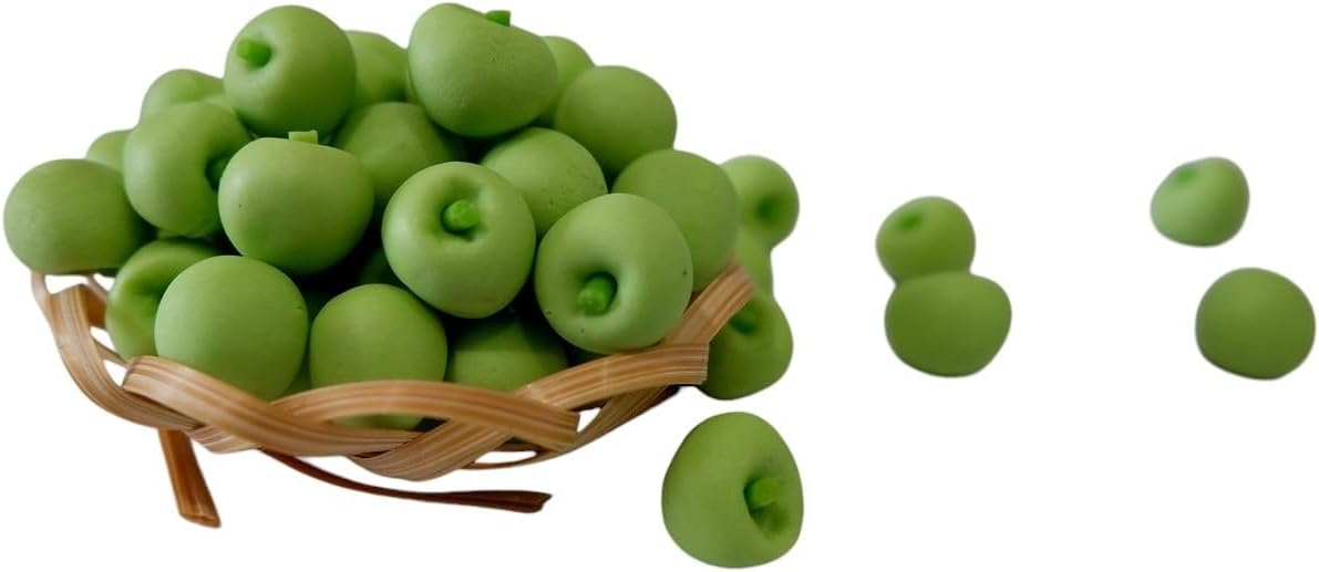 1shopforyou Mini Artificial Apple 20 pcs Green Pastel