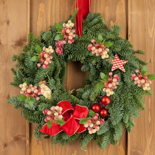 HUIANER Artificial Pink White Berry 4PCS for Wedding Decor