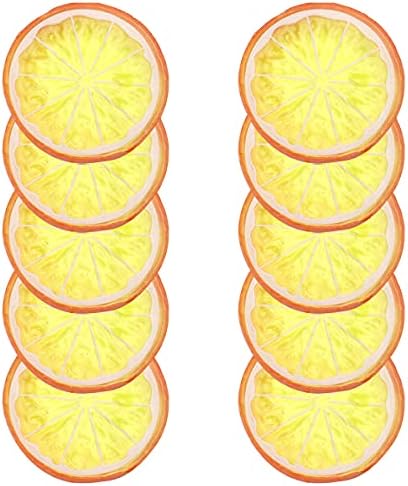 30 PCS Artificial Lemon Slices for Home Decoration