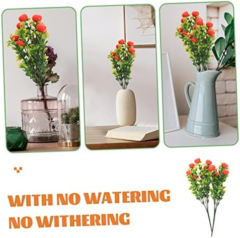 Healifty 2Pcs Artificial Fruit Plants Set for Home Decor