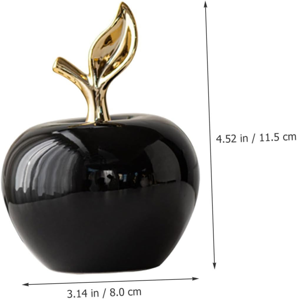 Zerodeko Lifelike Ceramic Apple Christmas Ornament