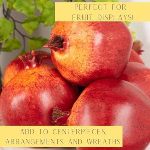 Factory Direct Craft Artificial Pomegranate Set of 6