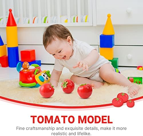8pcs Artificial Tomatoes for Kitchen Decor and Photography Props