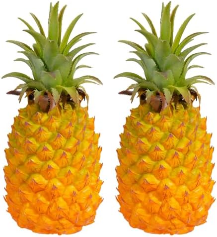 QIRMIZI 2 Pack Artificial Pineapple - Realistic Decor Fruits