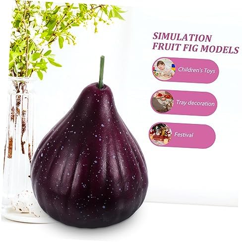 4pcs Faux Fig Models for Home Kitchen Decor
