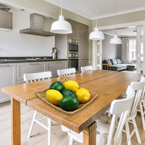 12 Pcs Fake Lemons Set Realistic Artificial Fruit for Home Decor and Photography