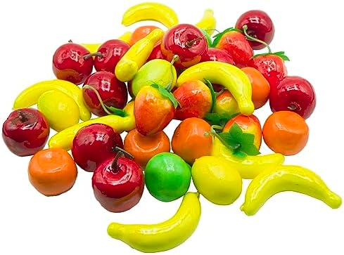 Mini Artificial Fruit Set for Party Decor 6Pcs
