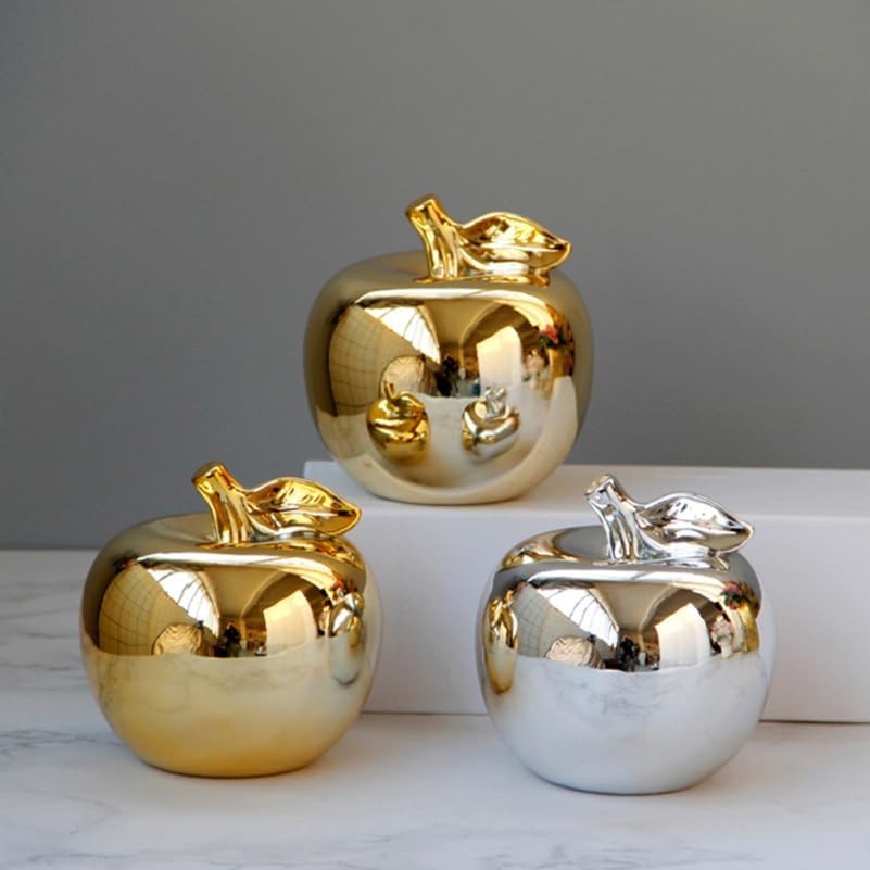 VINTORKY Ceramic Apple Decor Ornament for Water Table