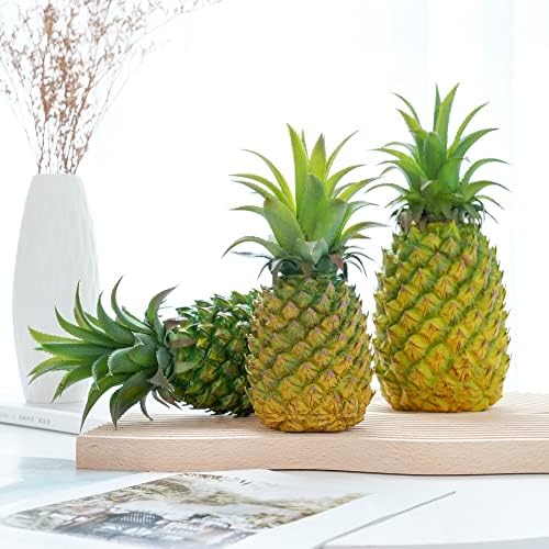 QIRMIZI 2 Pack Artificial Pineapple - Realistic Decor Fruit