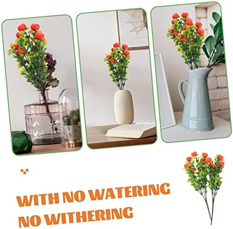 2Pcs Artificial Fruit Branches Realistic Decor