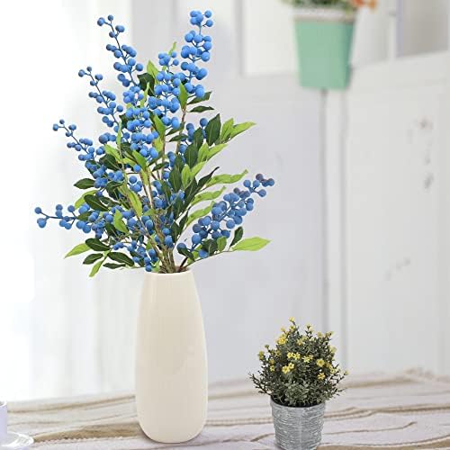 HUIANER Artificial Blueberries 275 Lifelike Decor