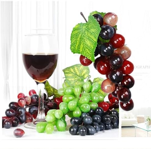 Tyoxlo 10 Bunches Artificial Grapes Decorations
