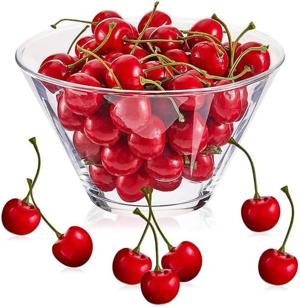 20Pcs Red Artificial Cherries for Decor