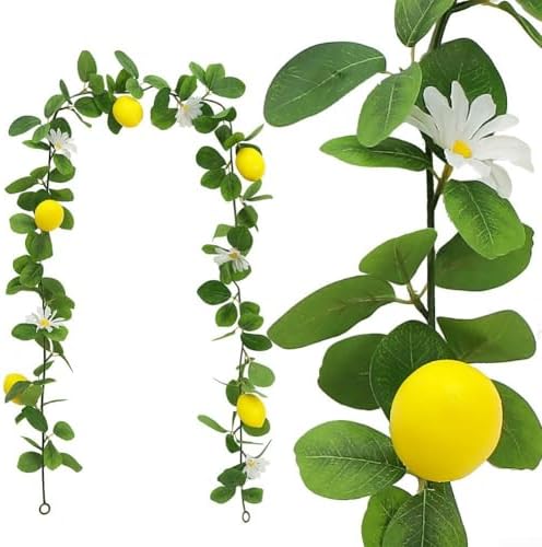 656ft Artificial Lemon Garland for Home Decor