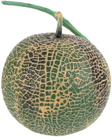 Realistic Artificial Cantaloupe Model for Home Decor