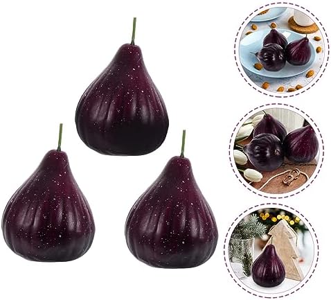 4pcs Faux Fig Models for Home Kitchen Decor