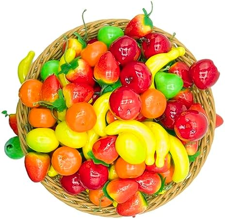 Mini Artificial Fruit Set for Party Decor 6Pcs