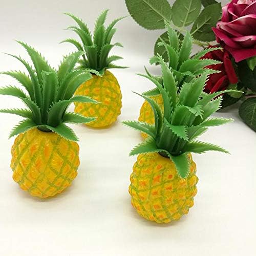 Lifelike Fake Pineapple Artificial Fruit 3 Pcs Decoration