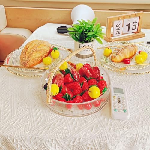 20Pcs Artificial Red Mango Decor for Home Kitchen Party