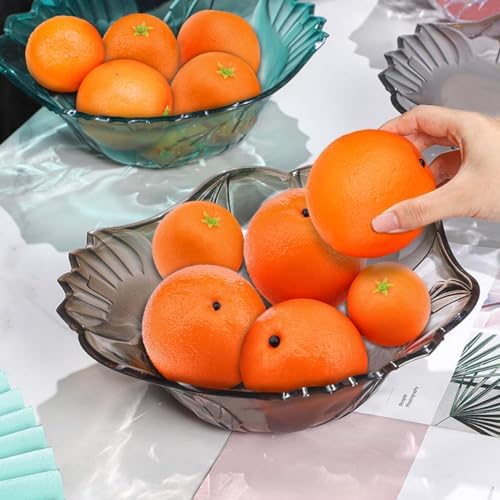 Woration Realistic Artificial Orange Decor Set 12PCS
