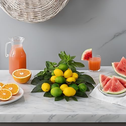 Laiiqi Artificial Lemons Limes 20 Set for Decor