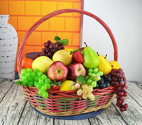 Jedfore 12 Pcs Lifelike Fake Yellow Pears Set