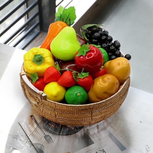 18Pcs Realistic Artificial Fruit Vegetable Foam Decoration Set
