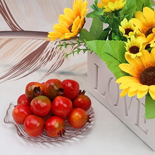 Woration 30pcs Artificial Mini Foam Pomegranate Decorations