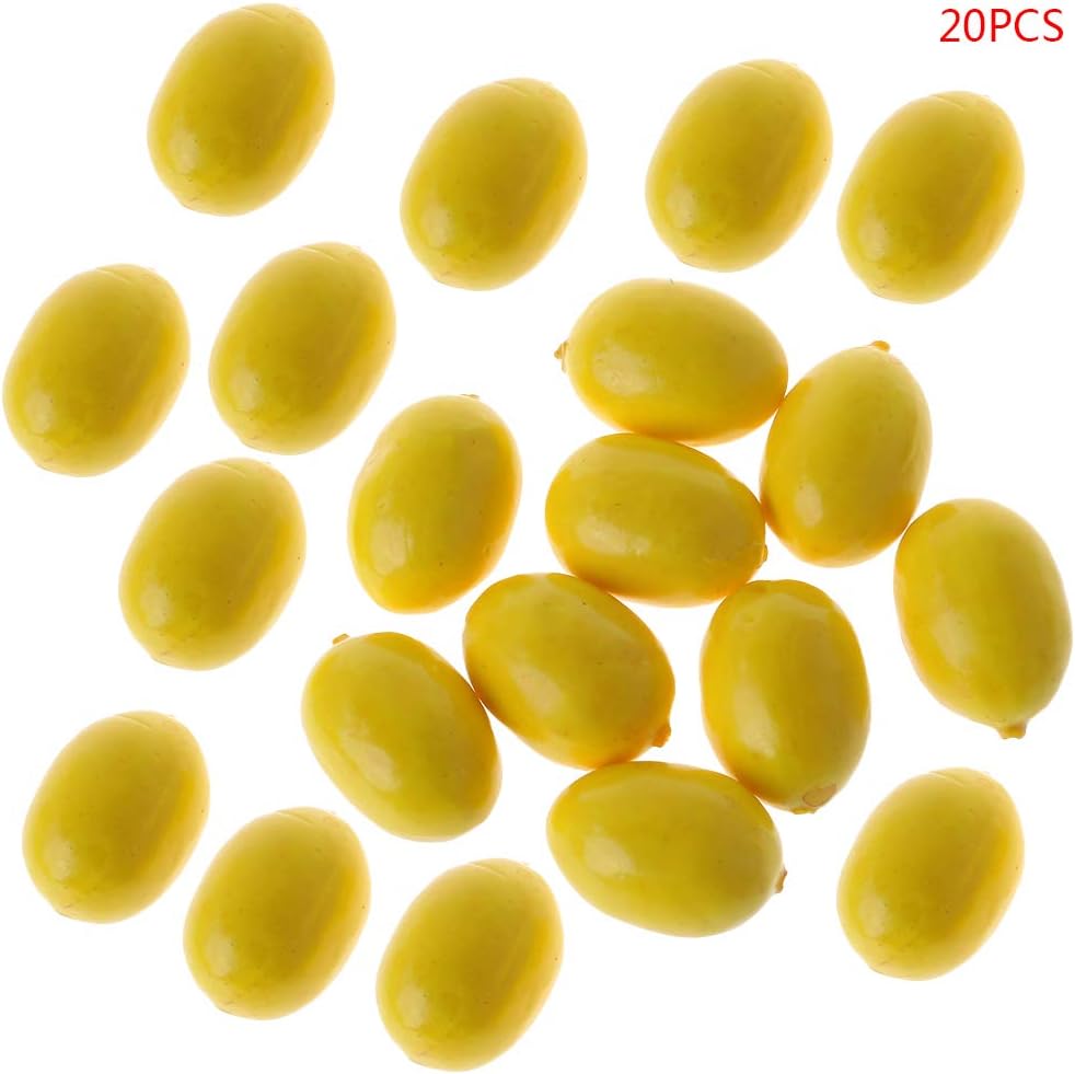 20pcs Artificial Lemon Home Decor Display
