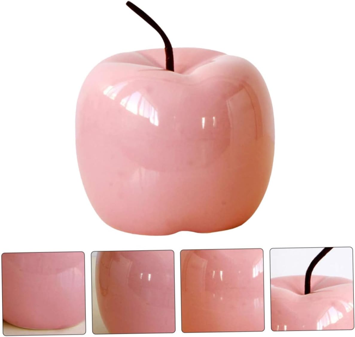 BESPORTBLE Pink Artificial Apple Sculpture Decor