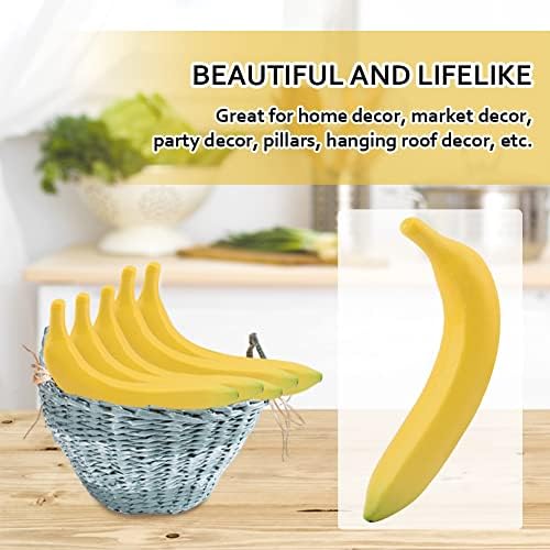 HONUTIGE Artificial Banana 17cm Home Decor Prop