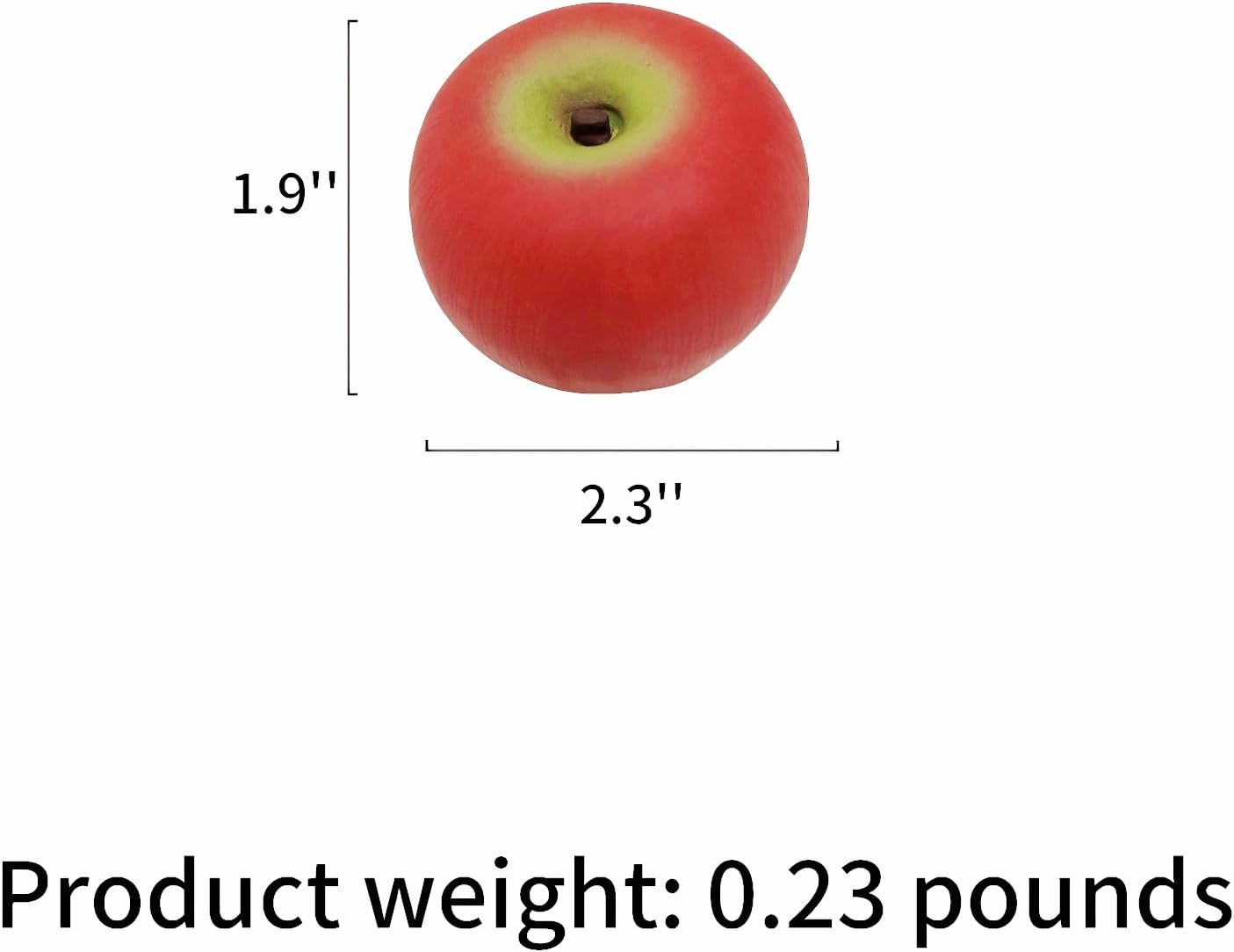 WF Tea Pet Decorative Red Apple Ornament