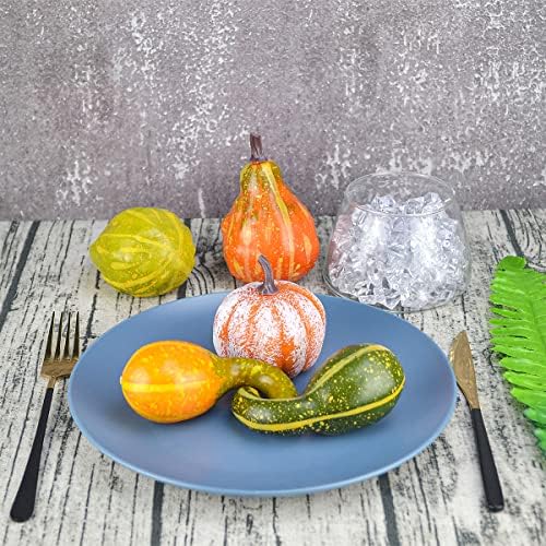 12Pcs Lifelike Artificial Pumpkins for Home Decoration