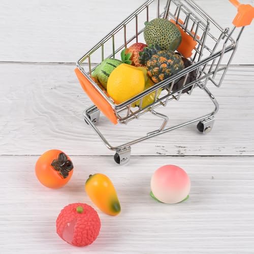 Mini Mixed Fruits 11Pcs Resin Decor Figurines