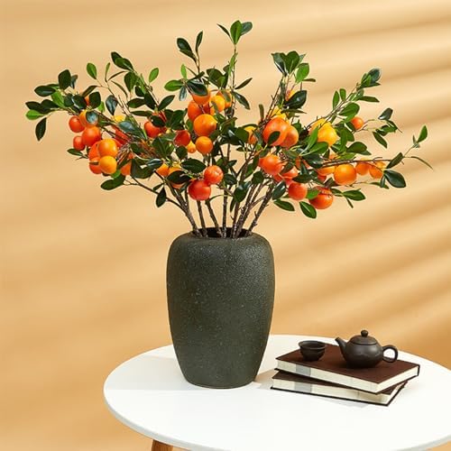 Wnvivi 10Pcs Artificial Lemon Branches for Home Decor