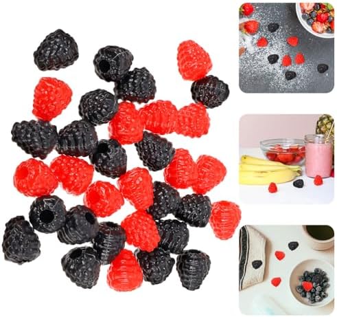 LUOZZY Artificial Raspberries Kitchen Decoration Props