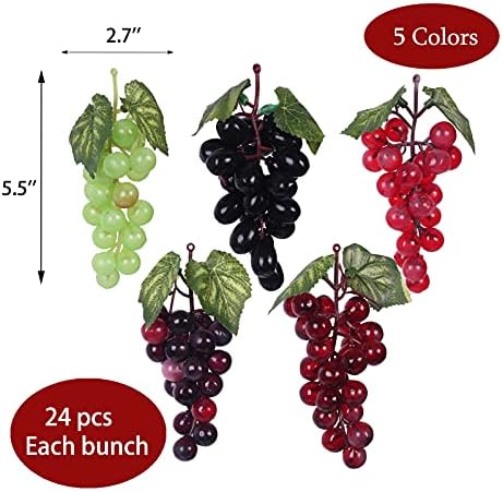 10 Bunches Artificial Grapes for Home Party Wedding Decor