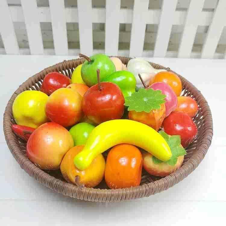 20Pcs Yellow Mini Foam Banana Fruit Decor