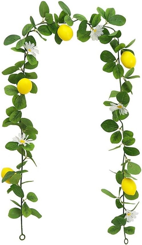 656ft Artificial Lemon Garland for Home Decor
