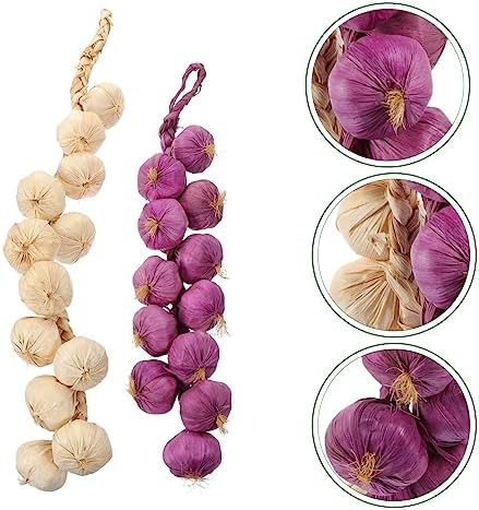 ABOOFAN Artificial Garlic Wall Hanging Set