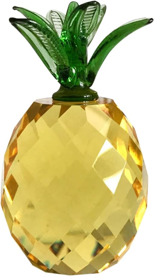 Homoyoyo Kawaii Pineapple Decor Artificial Crystal Tabletop Decoration