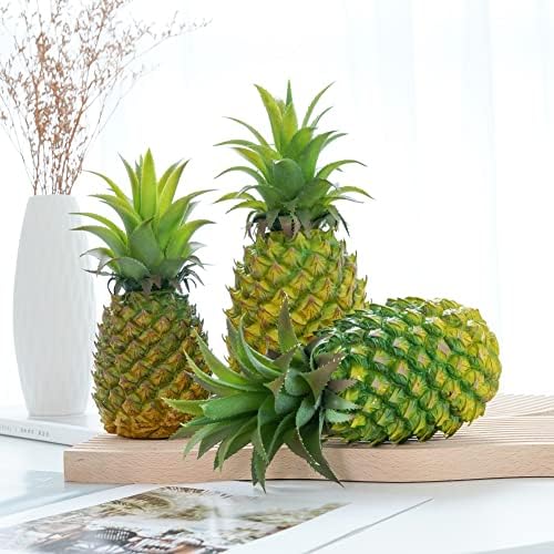 QIRMIZI 2 Pack Artificial Pineapple - Realistic Decor Fruit