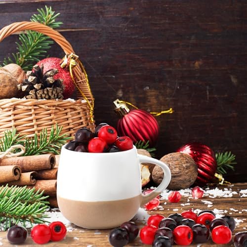 500 Pcs Artificial Cranberries for Christmas Decor