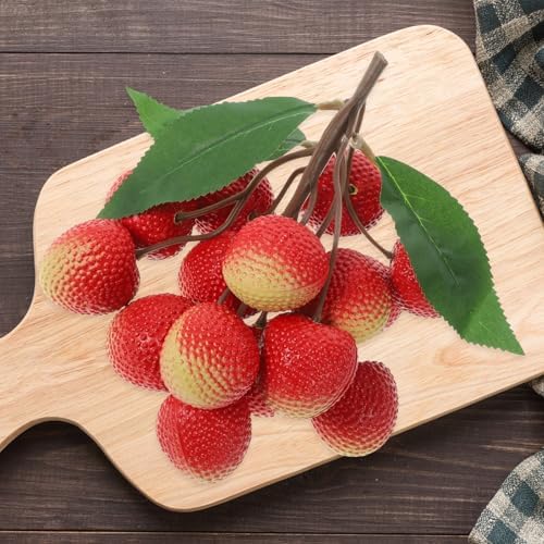 HOMSFOU Realistic Artificial Lychee Fruit Model
