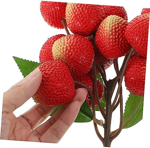 Cabilock 1 Bunch Realistic Artificial Lychee Cluster